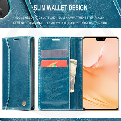 Excelsior Premium PU Leather Wallet flip Cover Case For Vivo V23 5G