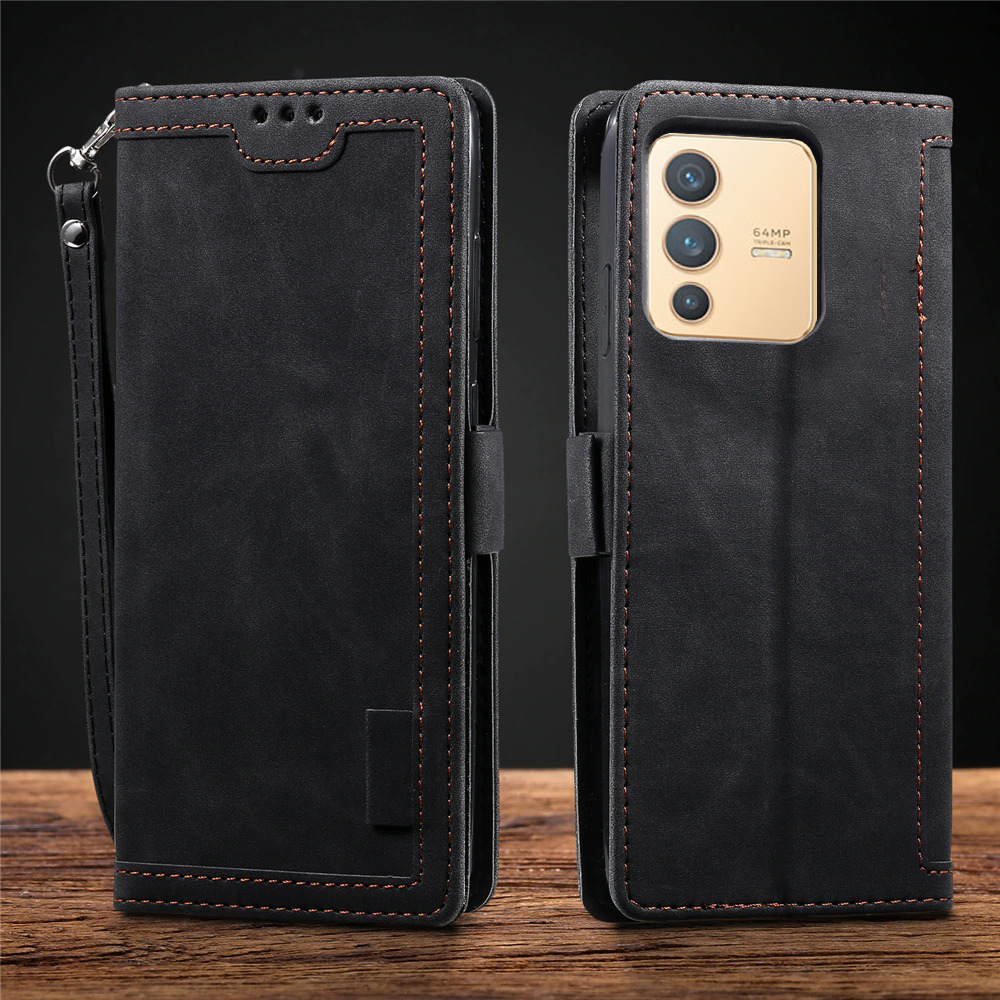 Excelsior Premium PU Leather Wallet flip Cover Case For Vivo V23 Pro 5G