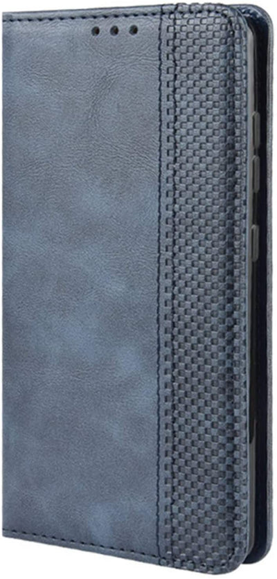 Vivo X60 Pro Plus blue color leather wallet flip cover case By excelsior
