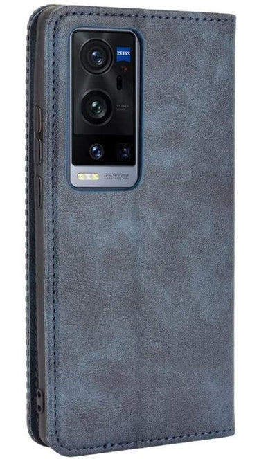Vivo X60 Pro Plus full body protection Leather Wallet flip case cover by Excelsior
