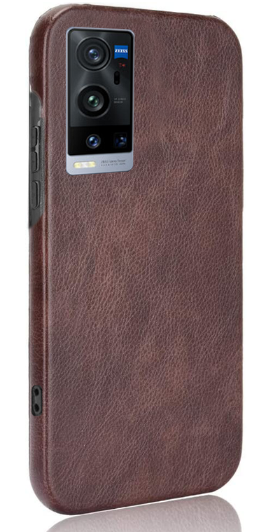 Vivo X60 Pro Plus coffee color hard back cover case