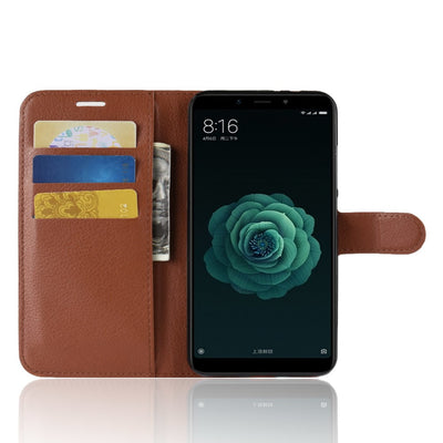 Excelsior Premium PU Leather Wallet flip Cover Case For Xiaomi Mi A2