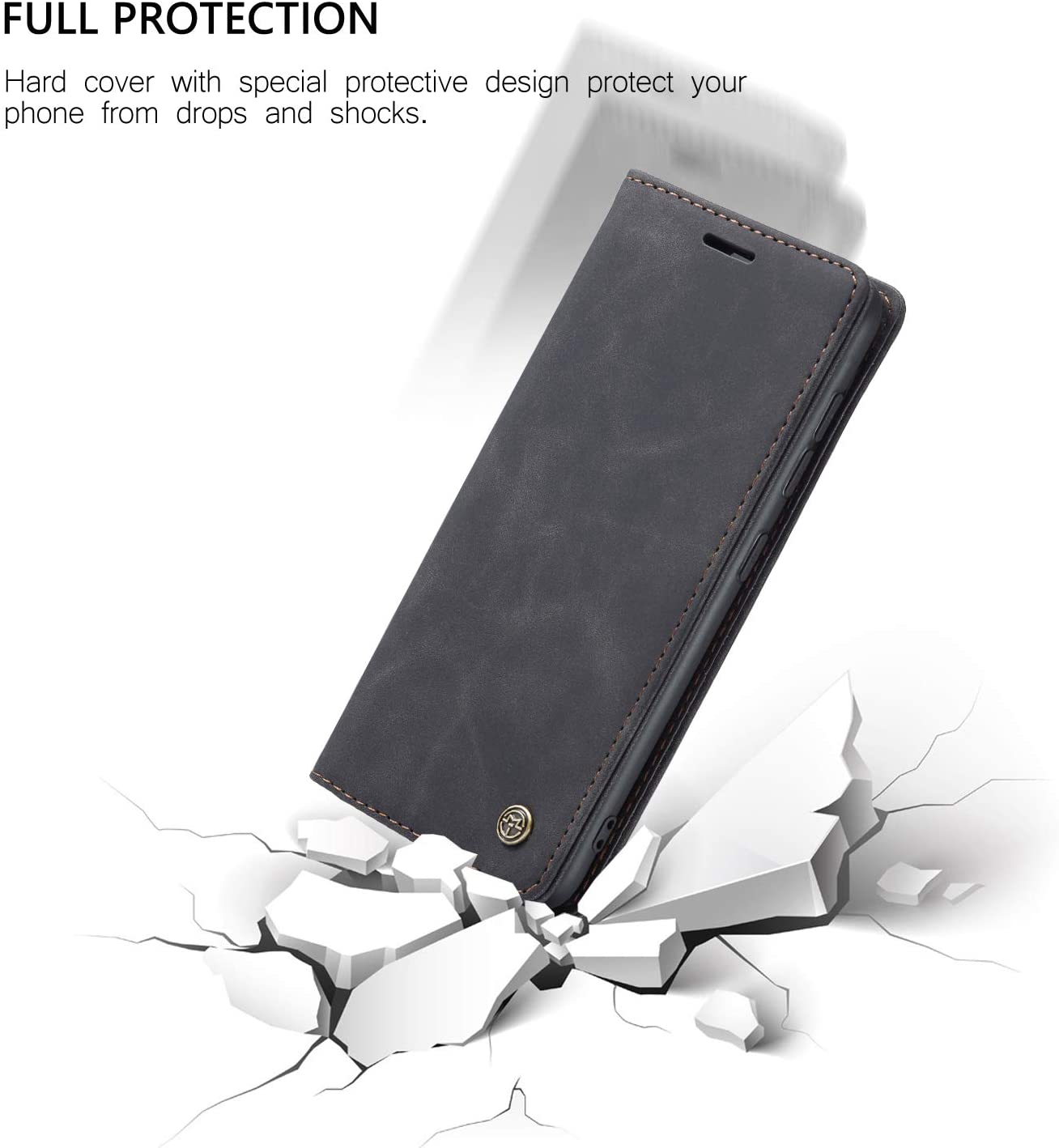 Excelsior Premium Leather Wallet flip Cover Case For Xiaomi Redmi Note 10 Pro Max | 10 Pro