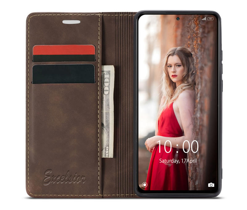 Excelsior Premium Leather Wallet flip Cover Case For Xiaomi Redmi Note 10 Pro Max | 10 Pro