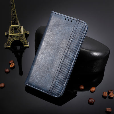 Xiaomi mi Redmi note 8 pro blue color leather wallet flip cover case By excelsior