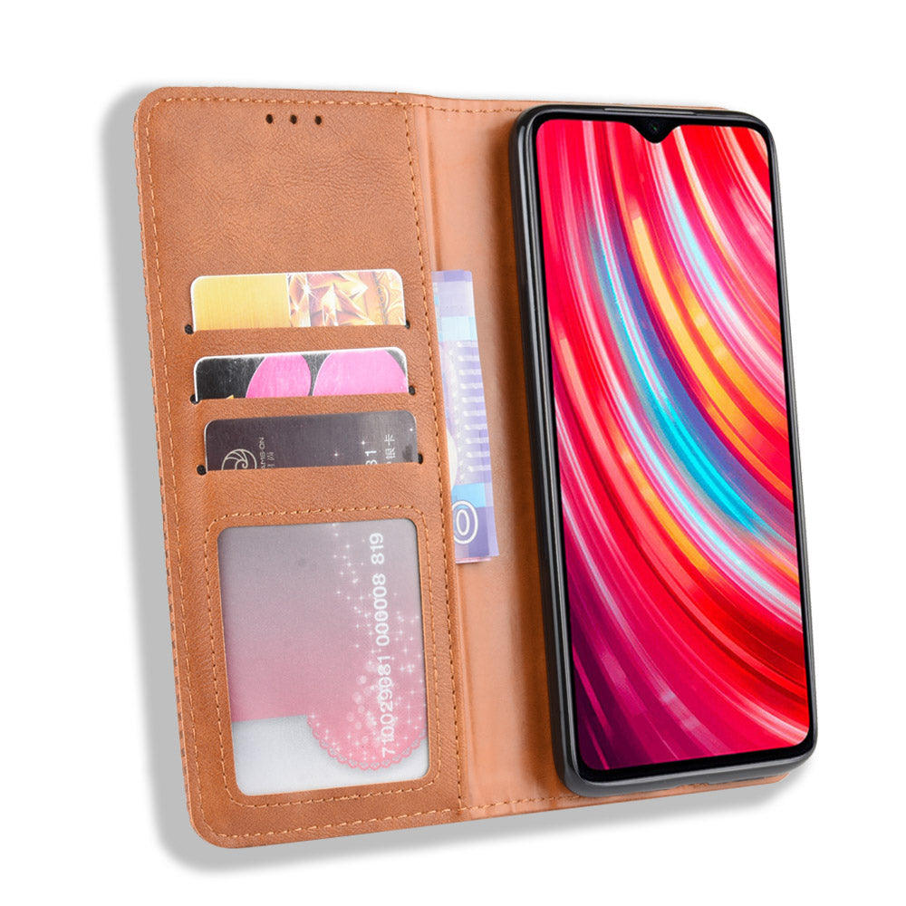 Excelsior Premium Leather Wallet Flip Cover Case For Xiaomi Mi Redmi Note 8 Pro