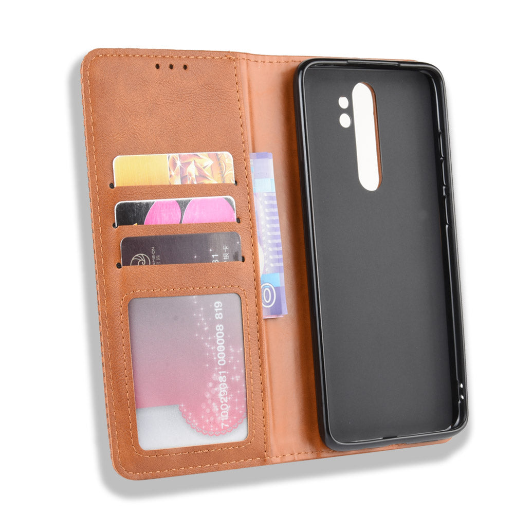 Excelsior Premium Leather Wallet Flip Cover Case For Xiaomi Mi Redmi Note 8 Pro