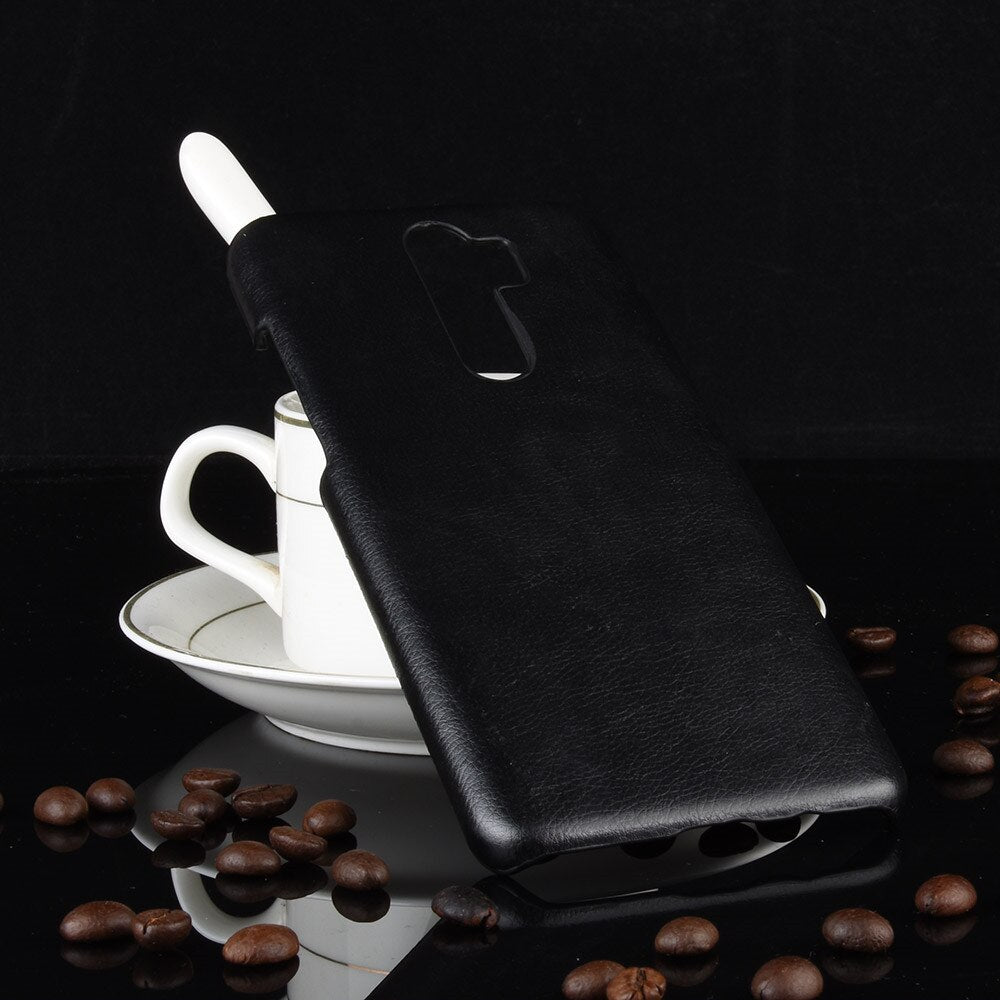 Excelsior Premium PU Leather Hard Back Cover case for Xiaomi Redmi Note 8 Pro