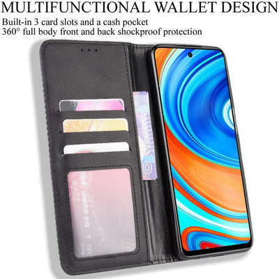 Excelsior Premium Leather Wallet Flip Cover Case For Xiaomi Mi Redmi Note 9 Pro Max