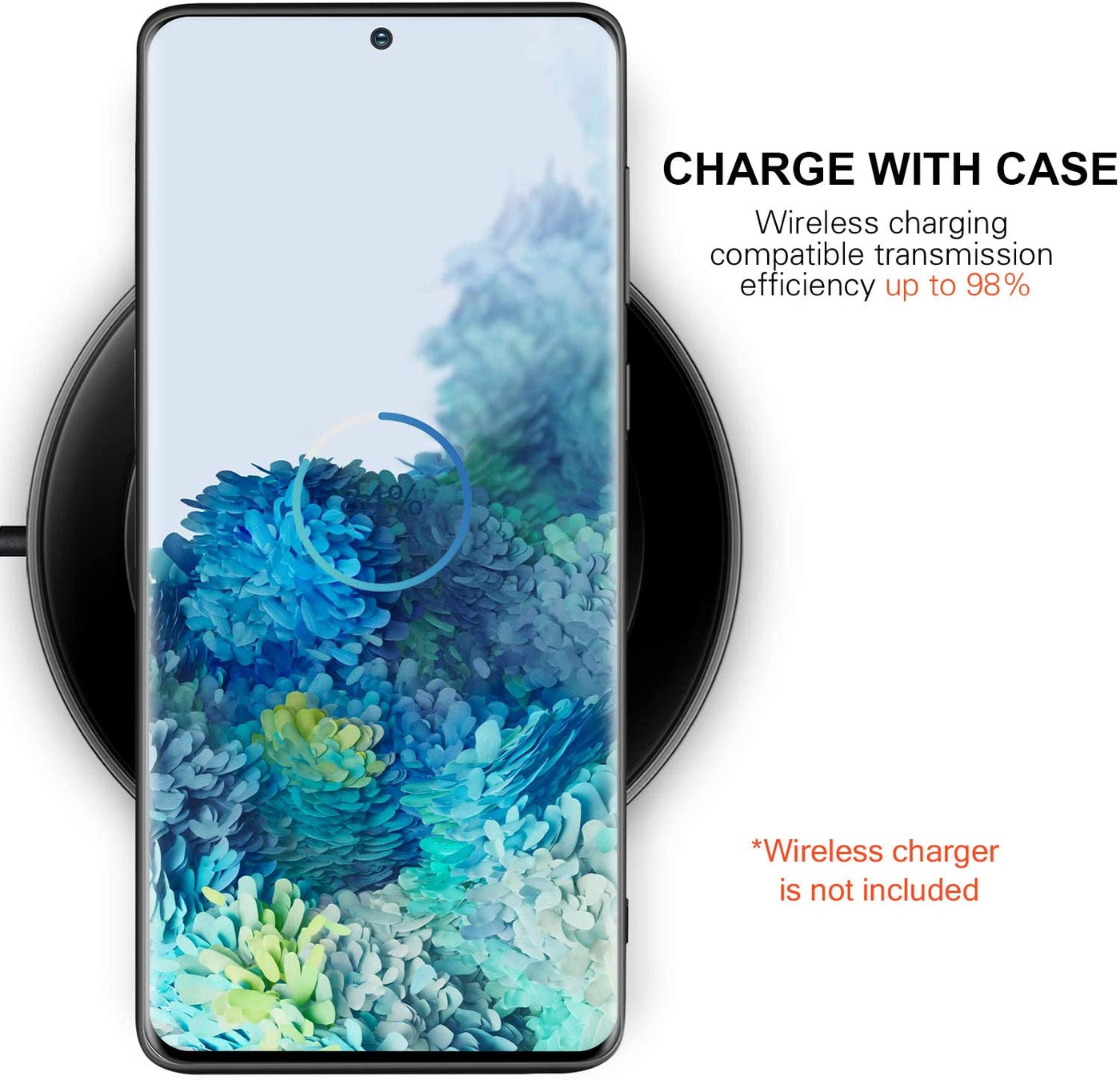 Samsung Galaxy S20 FE back case cover with wireless charging