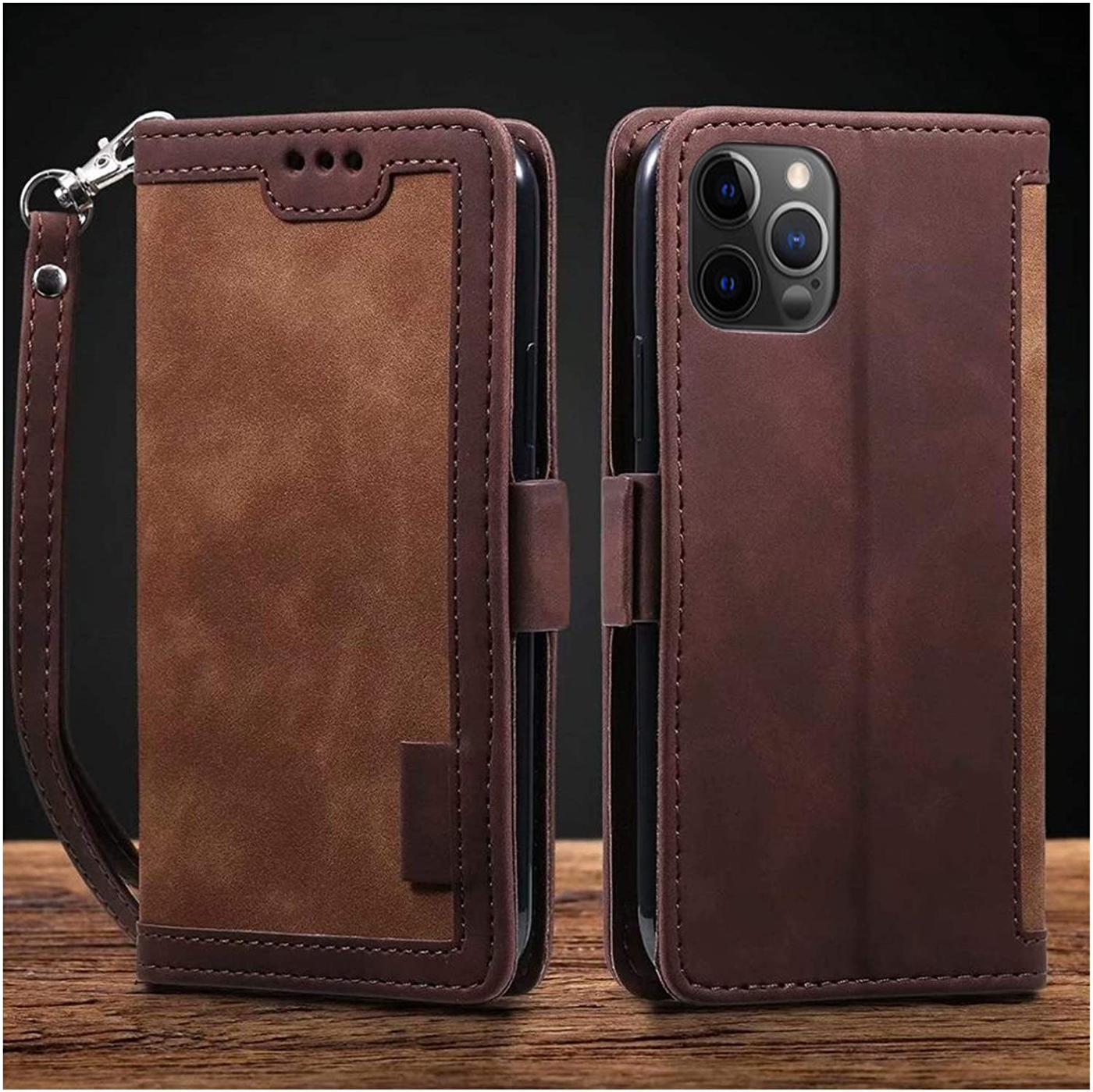 Excelsior Premium PU Leather Wallet flip Cover Case For Apple iPhone 12 Pro Max