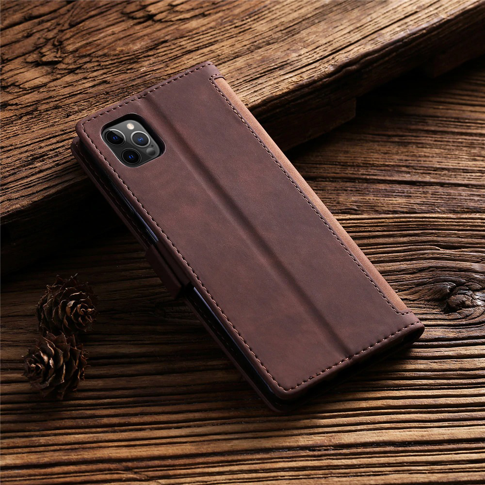 Excelsior Premium PU Leather Wallet flip Cover Case For Apple iPhone 12 Pro Max