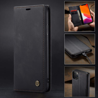 Excelsior Premium Leather Wallet flip Cover Case For Apple iPhone 11