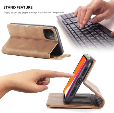 Excelsior Premium Leather Wallet flip Cover Case For Apple iPhone 11