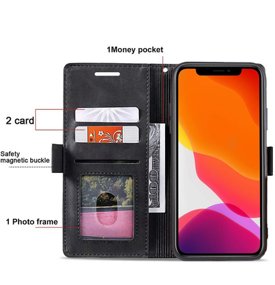 Excelsior Premium PU Leather Wallet flip Cover Case For Apple iPhone 11