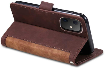 Apple iPhone 11 Leather Wallet flip case cover with stand function