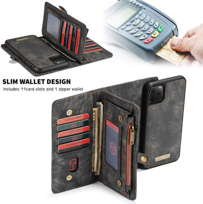 Excelsior Premium Multifunctional Leather Wallet flip cover case  For Apple iPhone 11 Pro Max