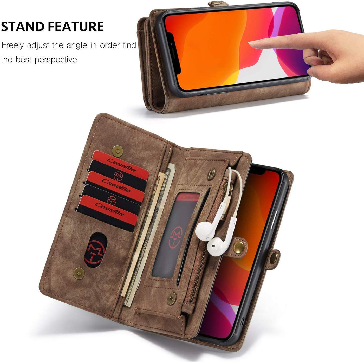 Excelsior Premium Multifunctional Leather Wallet flip cover case  For Apple iPhone 11 Pro Max