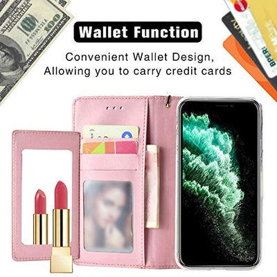 Excelsior Premium Leather Glitter Wallet Flip Case Cover For Apple iPhone 11 Pro