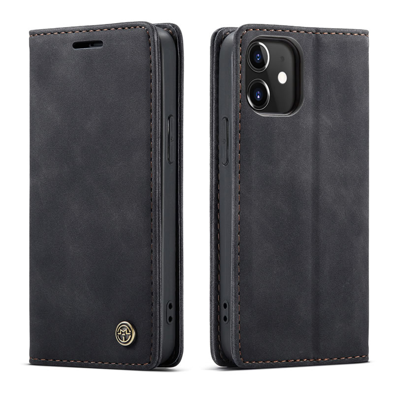 Apple iPhone 12 | 12 Pro Premium PU Leather Wallet flip Cover Case By Excelsior