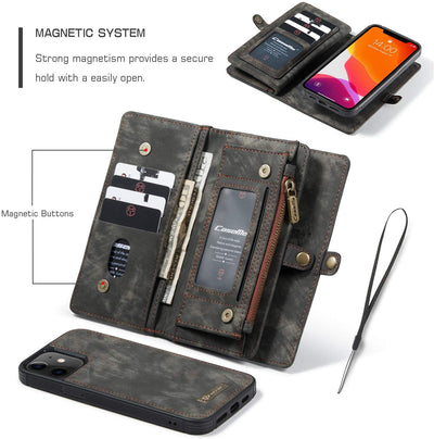 Excelsior Premium Multifunctional Leather Wallet flip cover case  For Apple iPhone 12 | 12 Pro
