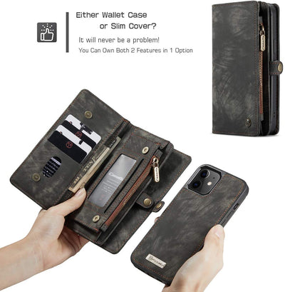 Excelsior Premium Multifunctional Leather Wallet flip cover case  For Apple iPhone 12 | 12 Pro