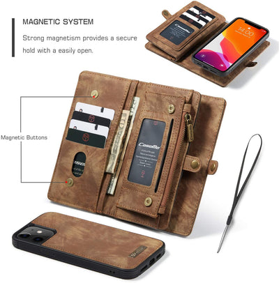 Excelsior Premium Multifunctional Leather Wallet flip cover case  For Apple iPhone 12 | 12 Pro