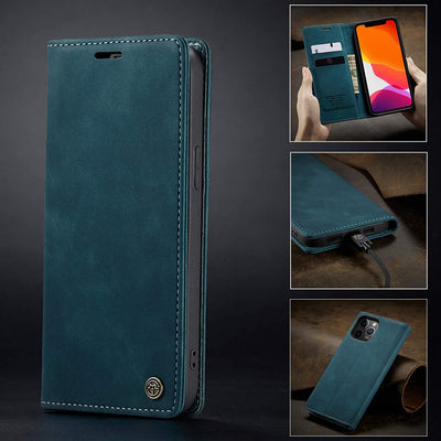 Excelsior Premium Leather Wallet flip Cover Case For Apple iPhone 12 Pro Max