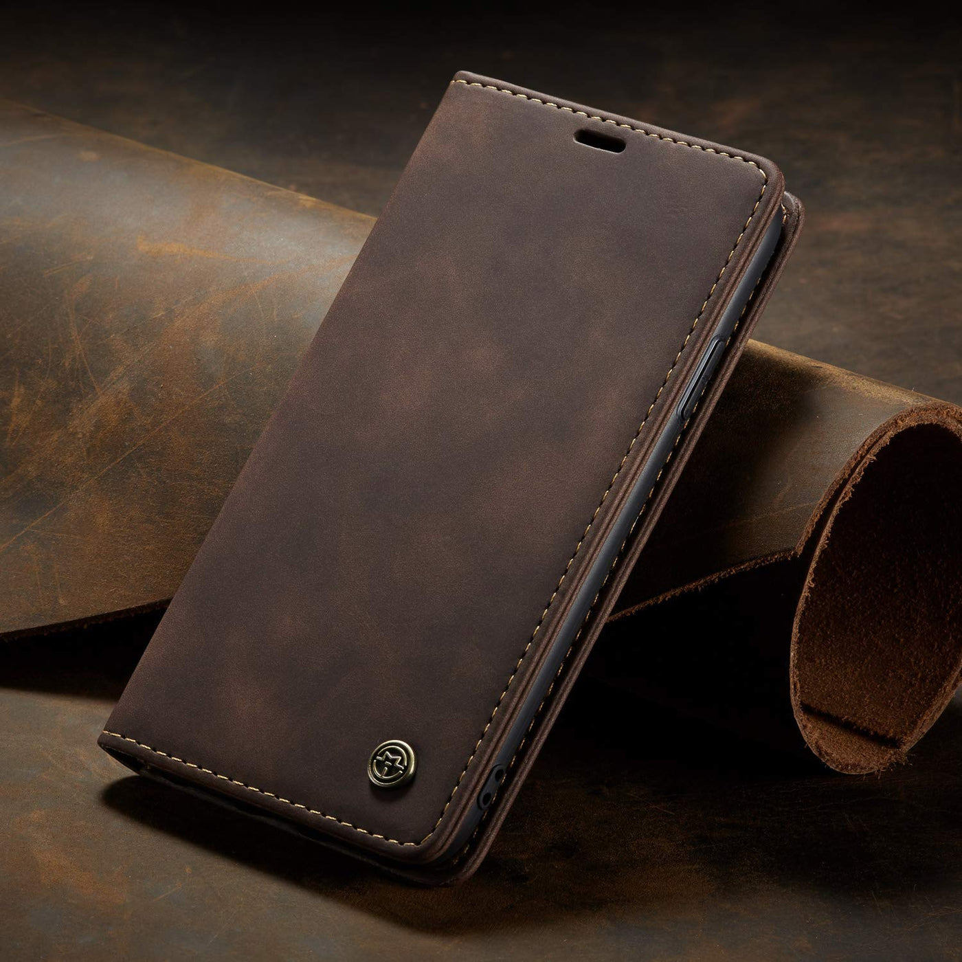 Excelsior Premium Leather Wallet flip Cover Case For Apple iPhone 12 Pro Max