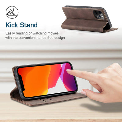 Excelsior Premium Leather Wallet flip Cover Case For Apple iPhone 12 Pro Max