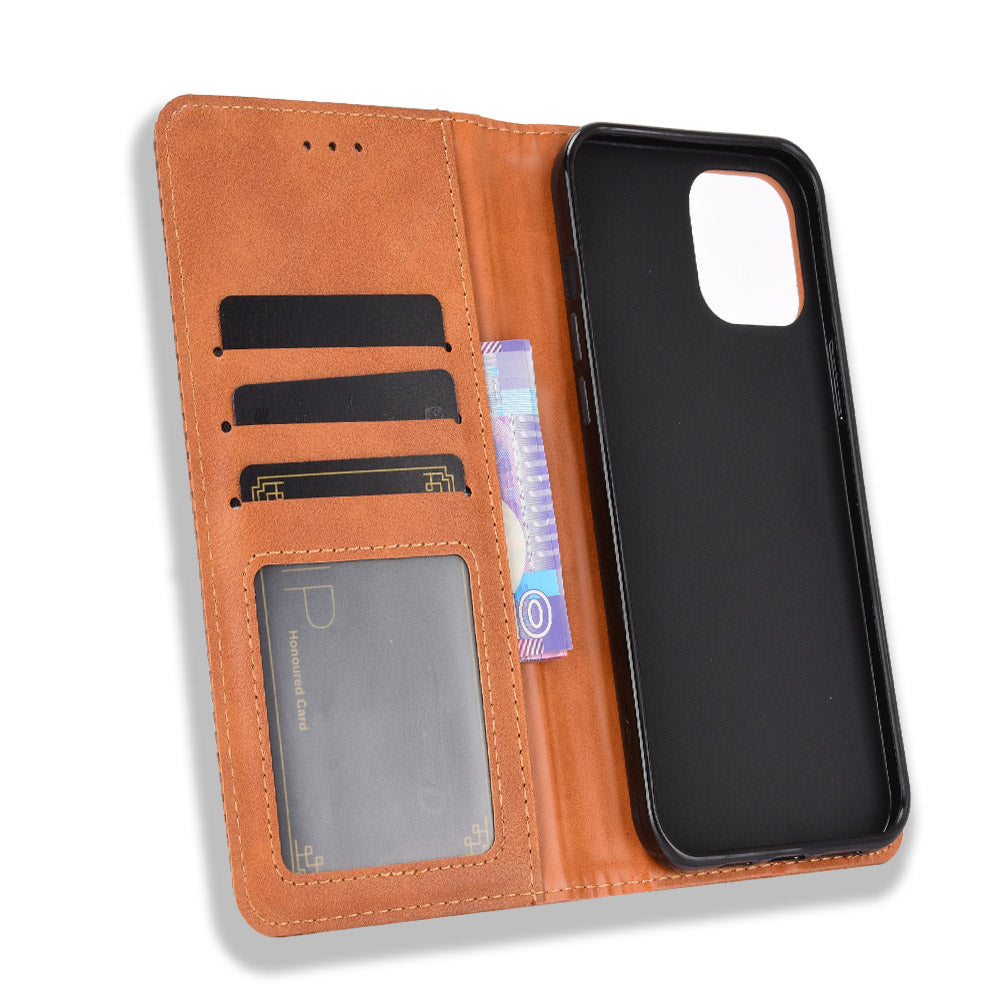 Excelsior Premium Leather Wallet flip Cover Case For Apple iPhone 12 Pro Max