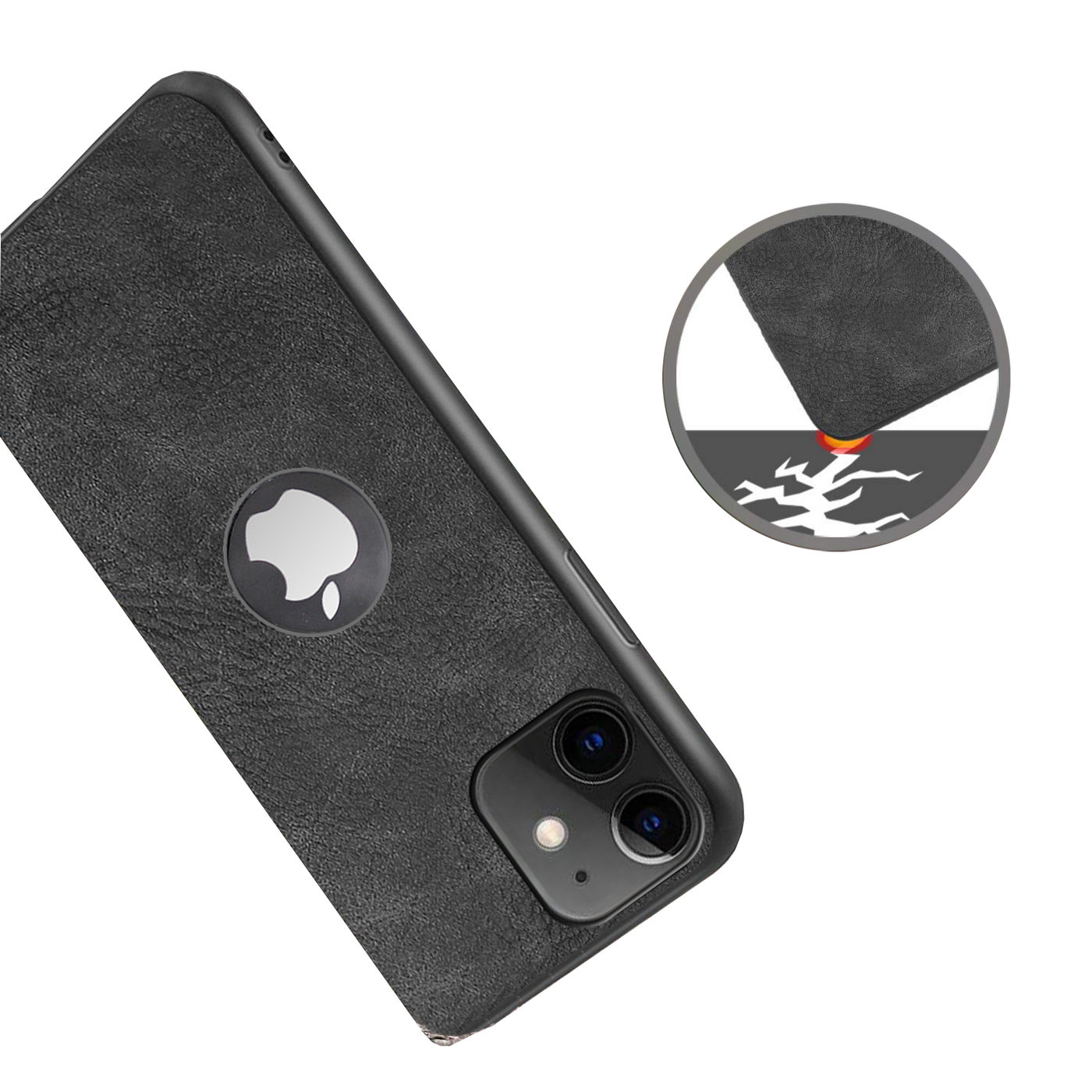 Excelsior Premium PU Leather Back Cover case For Apple iPhone 12 Mini