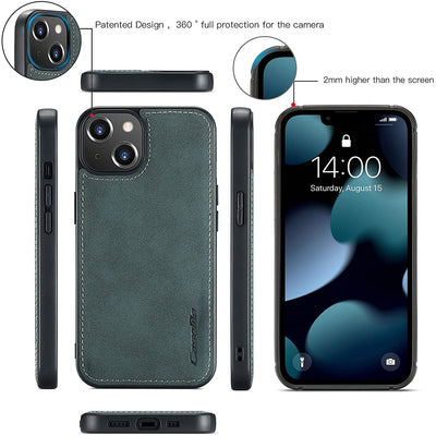 Excelsior Premium Multifunctional Leather Wallet Flip Cover Case For Apple iPhone 13