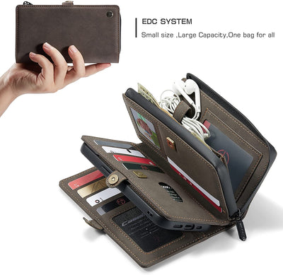 iPhone 13 mini 360 degree protection leather wallet flip cover by excelsior