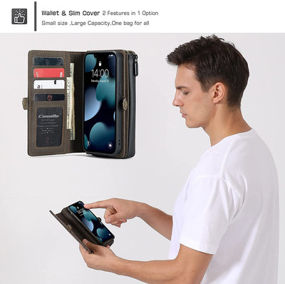 iPhone 13 mini leather case cover with camera protection