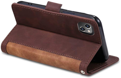 iPhone 13 mini Leather Wallet flip case cover with stand function