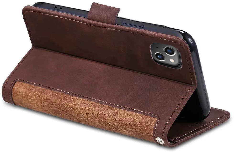 iPhone 13 Leather Wallet flip case cover with stand function