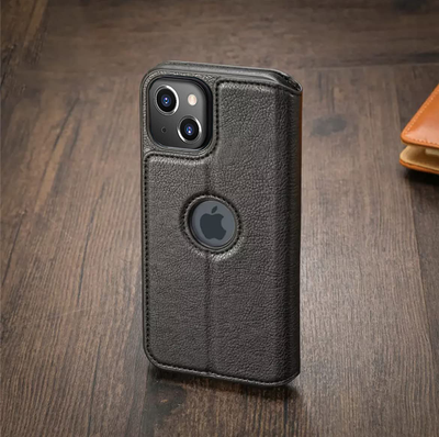 Excelsior Premium Leather Wallet flip Cover Case For Apple iPhone 14