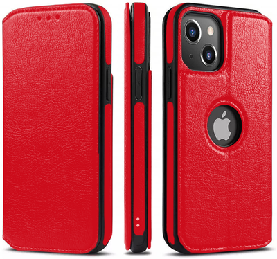 Excelsior Premium Leather Wallet flip Cover Case For Apple iPhone 13