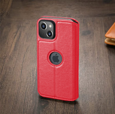 Excelsior Premium Leather Wallet flip Cover Case For Apple iPhone 13