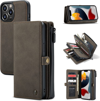 iPhone 13 Pro Max flip wallet cover with detachable back case cover