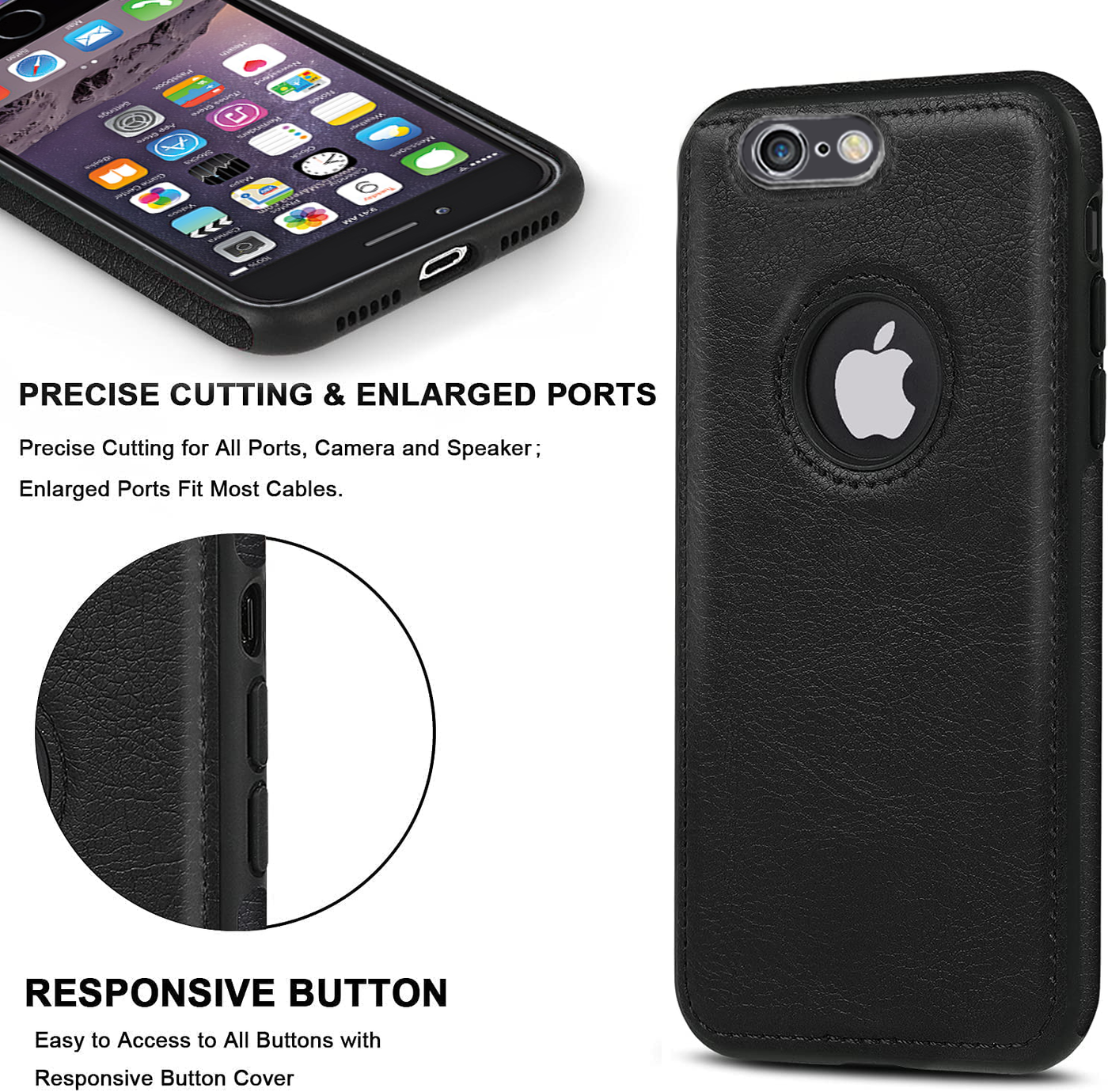 Excelsior Premium PU Leather Back Cover case For Apple iPhone 6 Plus | iPhone 6s Plus