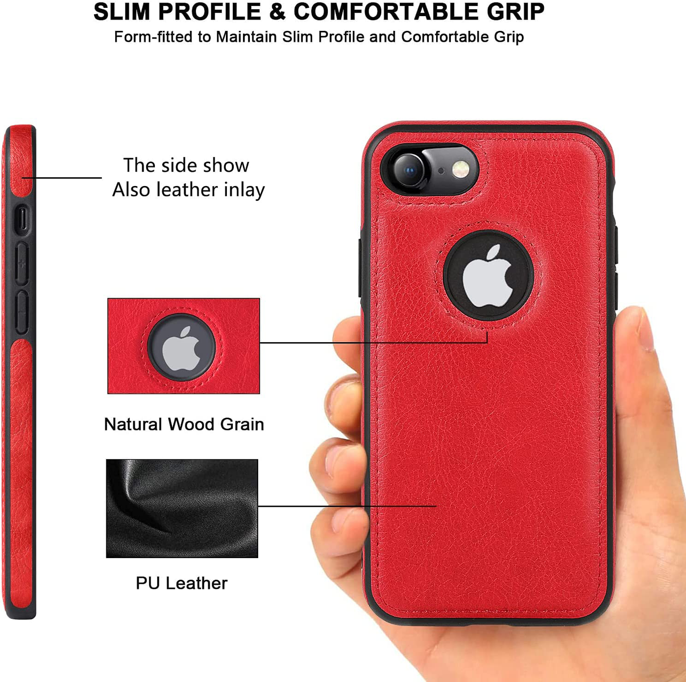 Excelsior Premium PU Leather Back Cover case For Apple iPhone 7 | iPhone 8
