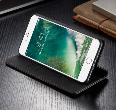 Apple iPhone 7 Plus | 8 Plus Premium PU Leather Wallet flip Cover Case By Excelsior