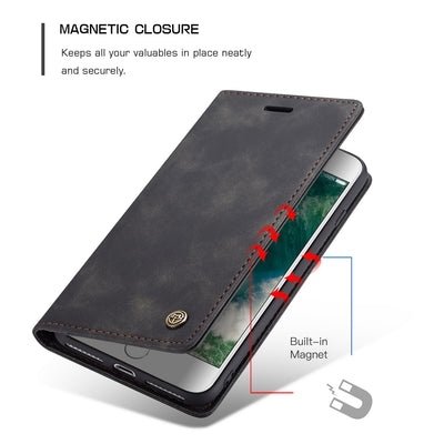 Apple iPhone 7 Plus | 8 Plus Premium PU Leather Wallet flip Cover Case By Excelsior