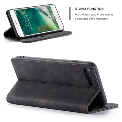 Apple iPhone 7 Plus | 8 Plus Premium PU Leather Wallet flip Cover Case By Excelsior