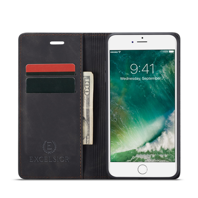 Apple iPhone 7 Plus | 8 Plus Premium PU Leather Wallet flip Cover Case By Excelsior