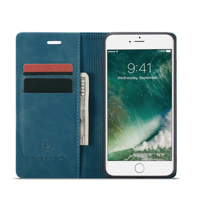 Apple iPhone 7 Plus | 8 Plus Premium PU Leather Wallet flip Cover Case By Excelsior