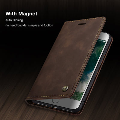 Excelsior Premium PU Leather Wallet flip Cover Case For Apple iPhone 6 Plus | 7 Plus | 8 Plus