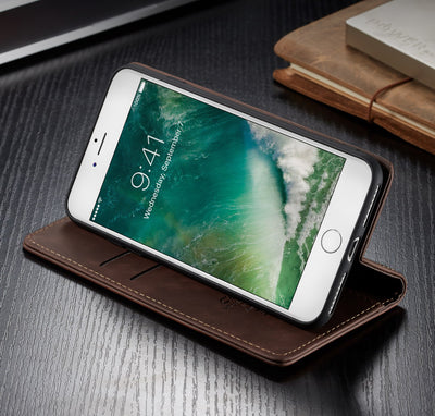 Excelsior Premium PU Leather Wallet flip Cover Case For Apple iPhone 6 Plus | 7 Plus | 8 Plus